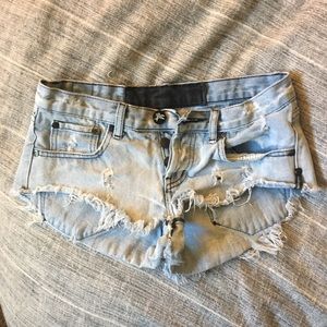 One Teaspoon Jean Shorts